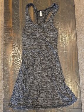 Mudd Gray & Black Racerback Mini Dress/Swim Cover Up